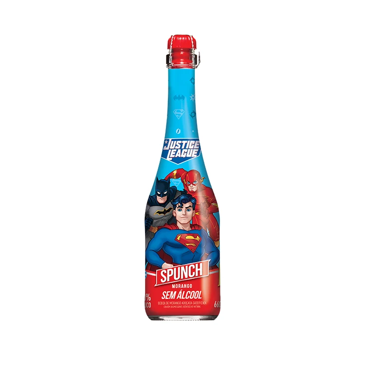 DC Super Hero Girls натуральные ароматизаторы клубника сверкающий напиток без спирта