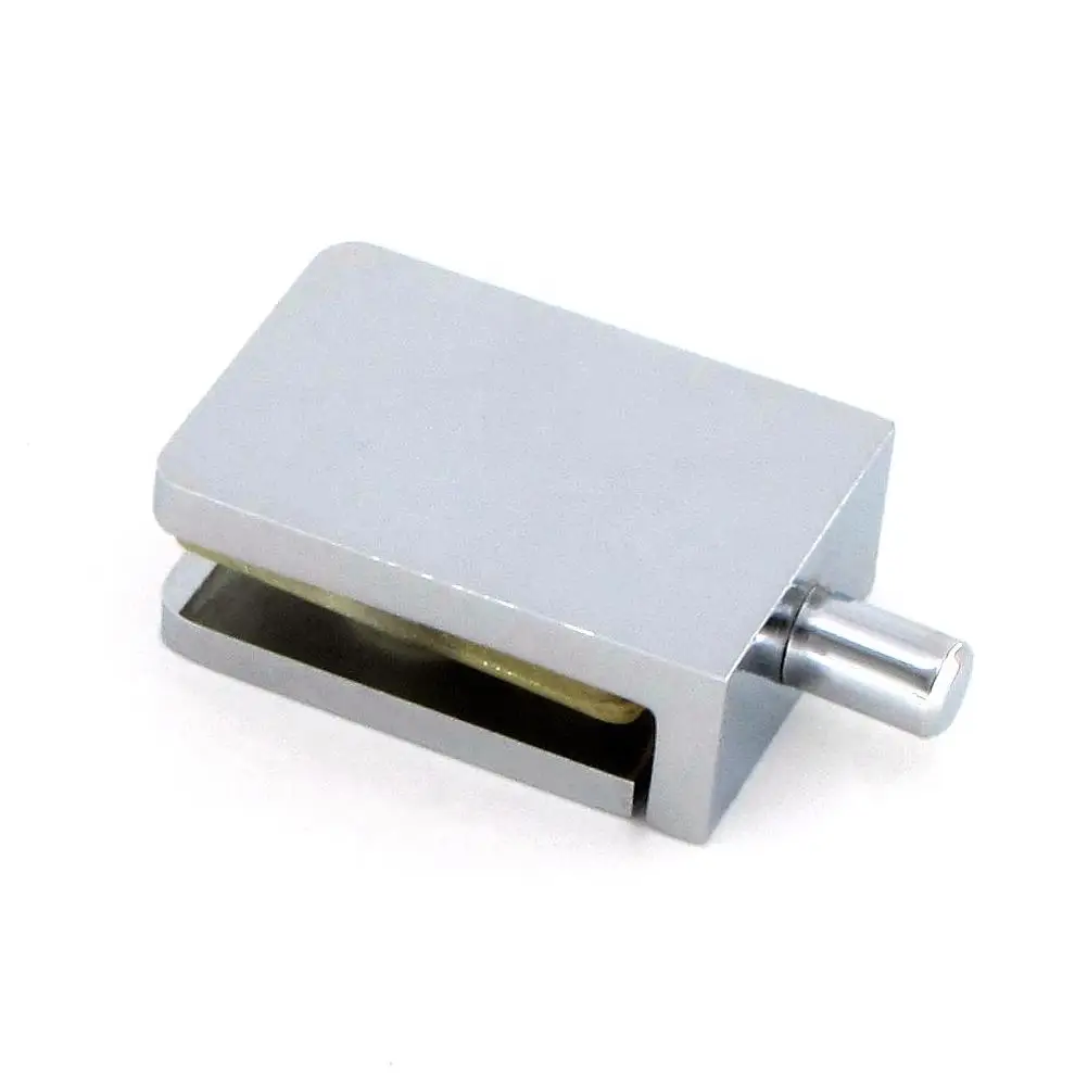 Wholesale frameless glass cabinet hinge 360 degree free swing brass chrome shower glass door rotate pivot floor hinge