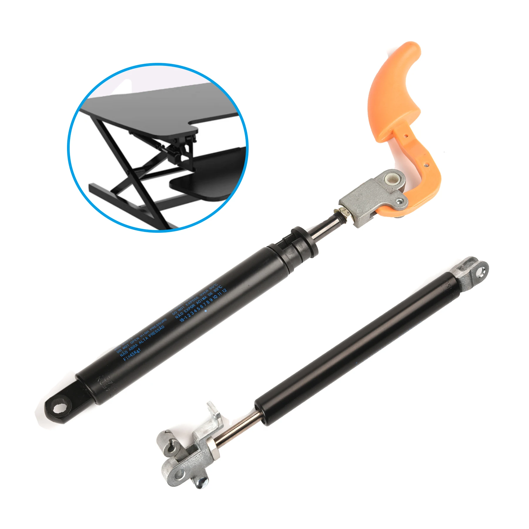 Easy lift locking gas struts used for furniture hydraulic desk table