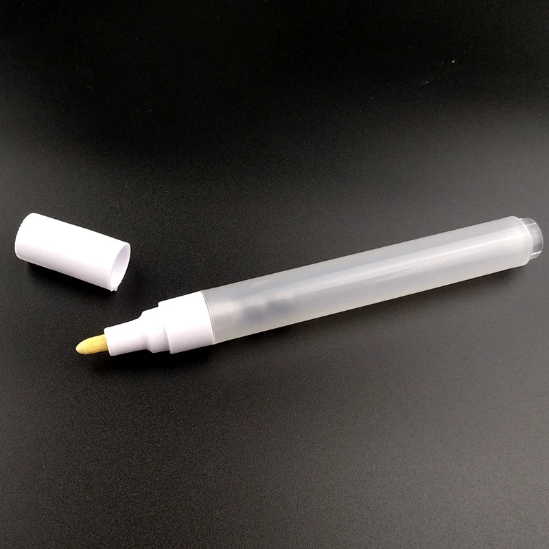 Clear Plastic Medium Tips 4.5mm Tip Watercolor Oil Acrylic Paints Marker Pen Empty Tube Ink Fountain Refill Pen