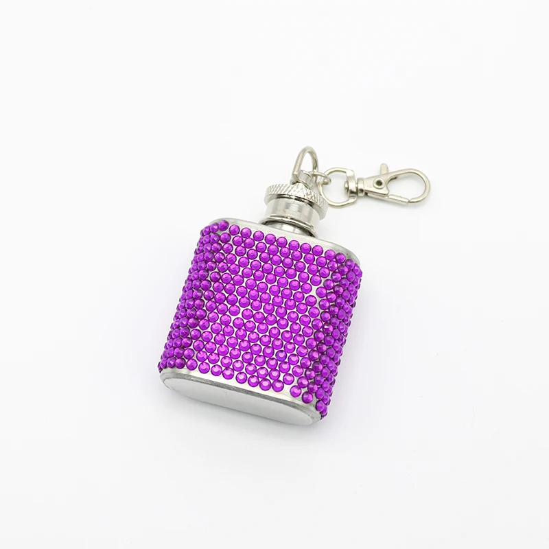 
Amazon ebay 1oz mini stainless steel whiskey keychain hip flask 