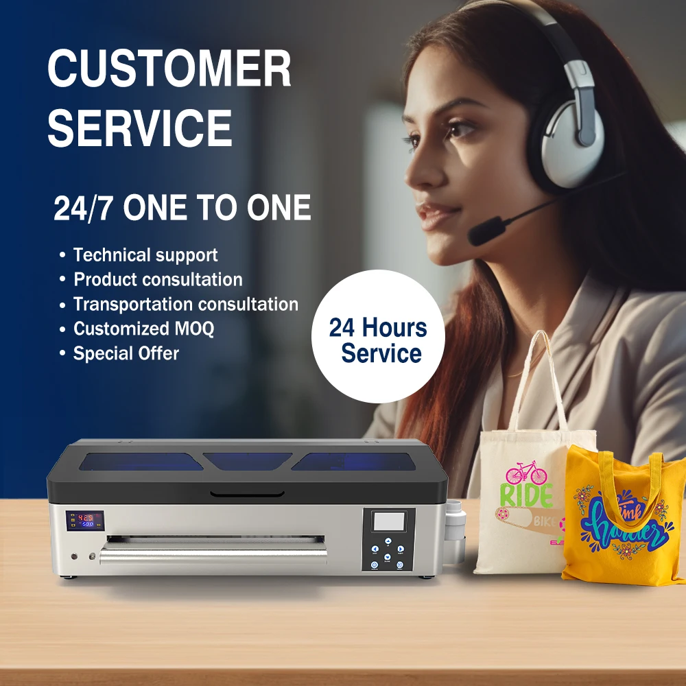 Высокоскоростной принтер Erasmart dtf Pro все-в-одном 40 см для одежды струйный ПЭТ-пленка промышленный A3