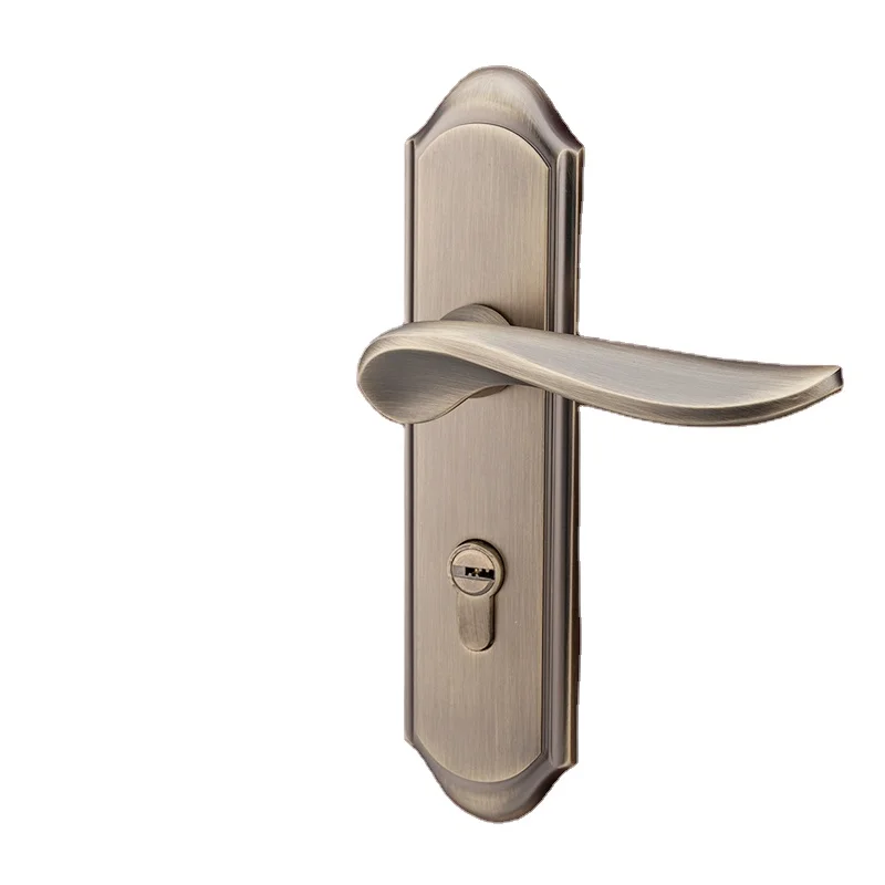 Заводская поставка Лидер продаж Современная дверная ручка замок низкая цена из цинкового сплава