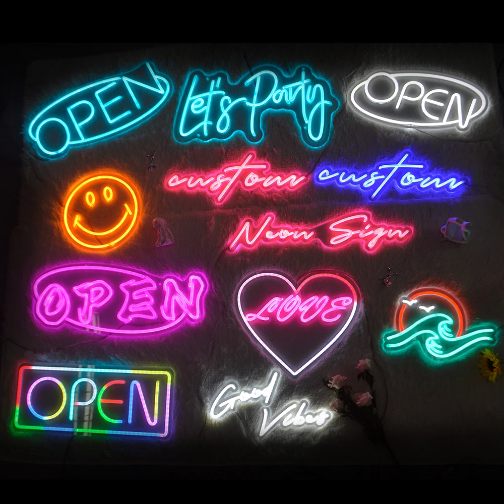 Drop Shipping Wall-mounted Custom Neon Sign Letters Led Neon Sign Light