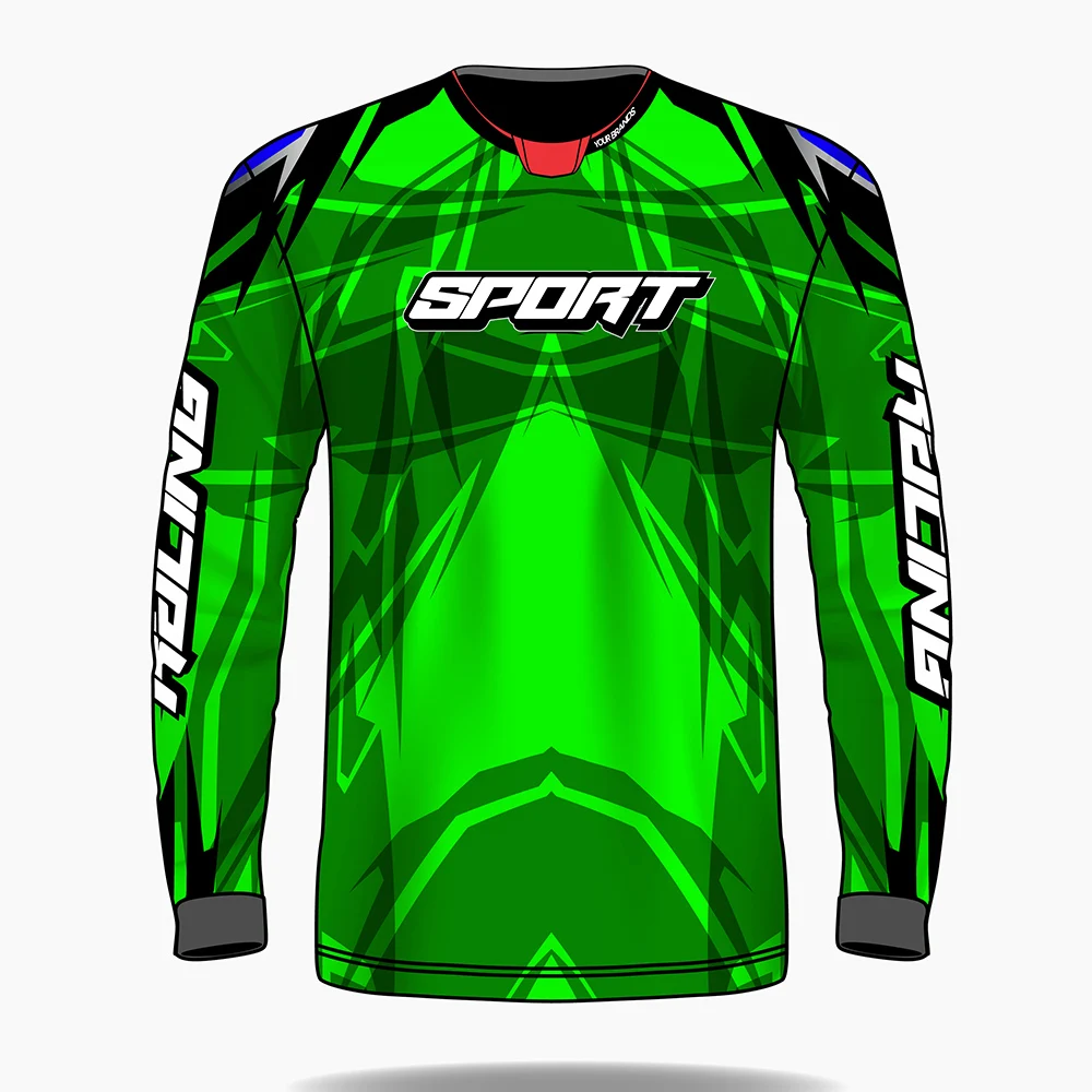 1301 Customize Motorcycle Auto Racing Wear Jersey Long Sleeve Top T-Shirt Motorcycle Clothing Causal Motocross Jersey