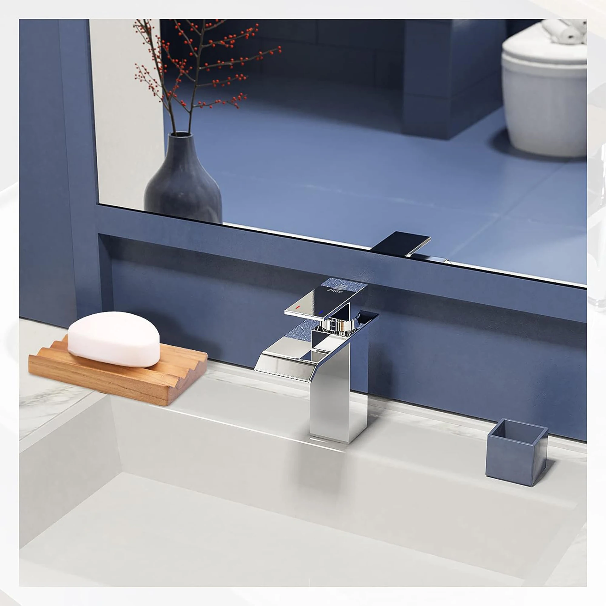 Bamboo Soap and Shampoo Bar Dish Holder Wooden Tray for Bath and Kitchen for Bathroom or Kitchen Use