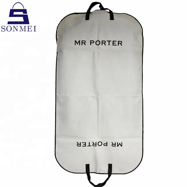 Durable 600D travel branded garment bag clothes oxford luxury suit cover