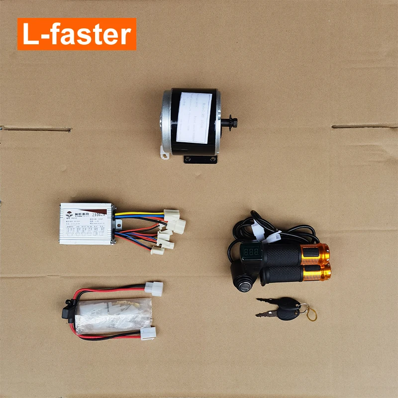 diy 24V 36V 350W Electric Foldable Bike Brush Motor ebike conversion kit