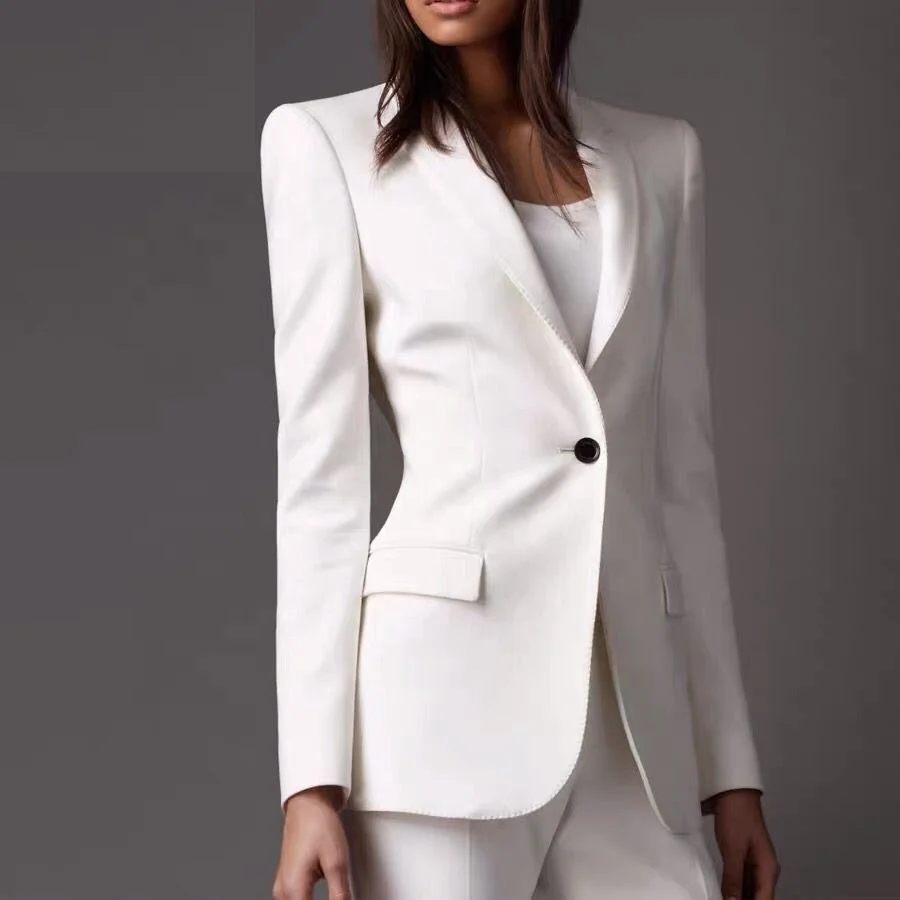 custom made two pieces formal leisure women job suits pant women blazer jacket pants Suits ladies Suits new women