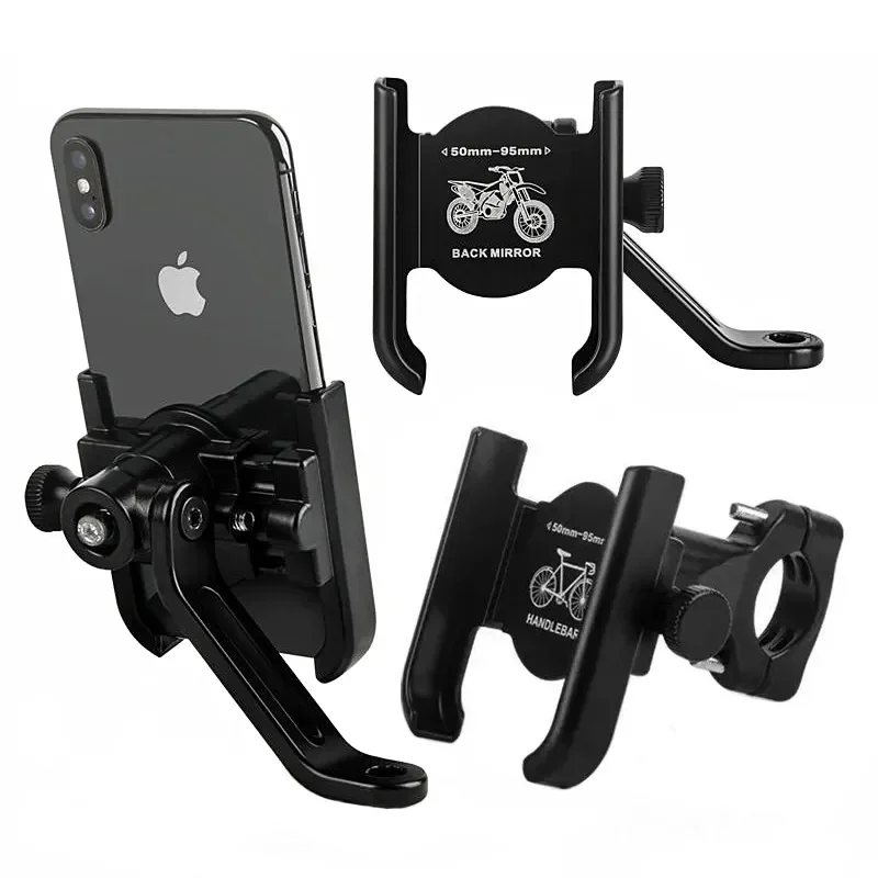 wholesale Aluminium Alloy Mobile Phone Holder Bike Motorcycle Cell Phone Holder Motorcycle Holder Phone Charger