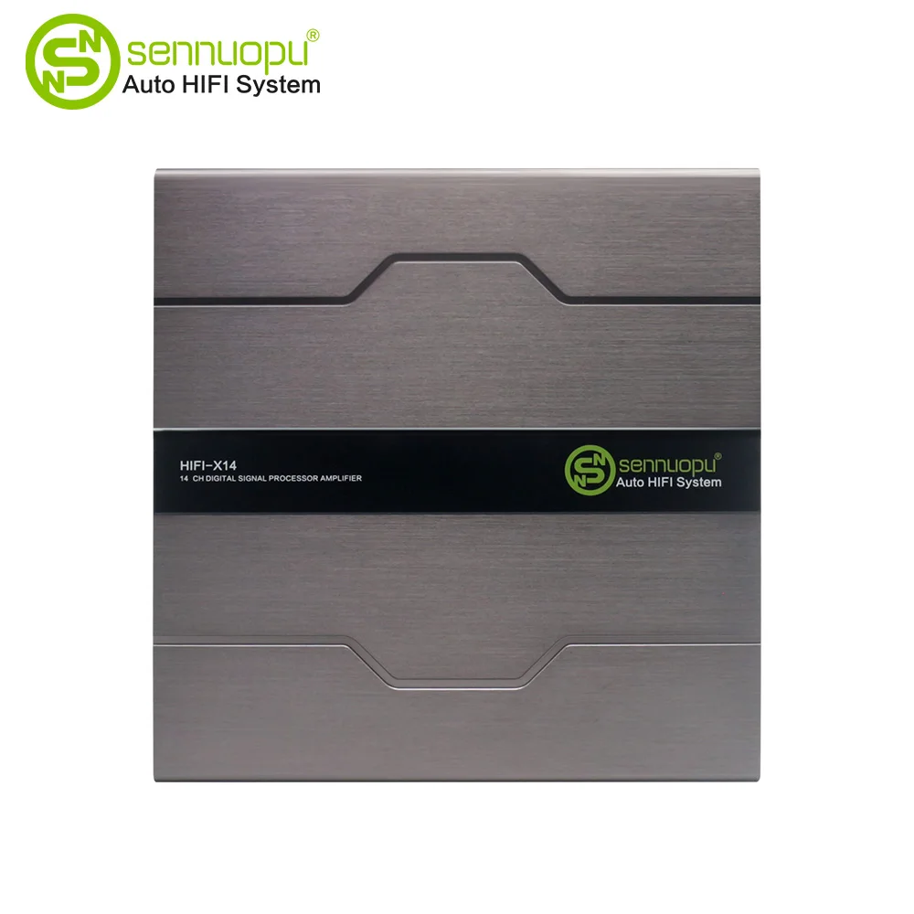 Sennuopu X14 16 channel dsp processor 14 CH Car sound amplifier Automotive sound modules audio auto amp class AB Class D
