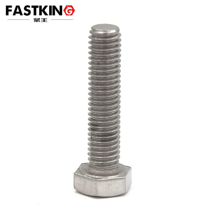 SS316L A4-80 stainless steel screws M6 M8 M10 M12 M14 M16 hexagon fit bolts and nuts DIN933