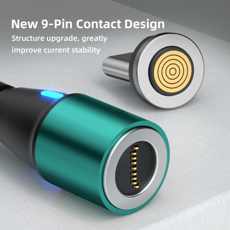18W USB A to USB C Micro ipro magnetic Charging Cable 3in1 Fast Quick Charging Multi Nylon Braided Data Sync Cord Type A to C Ca