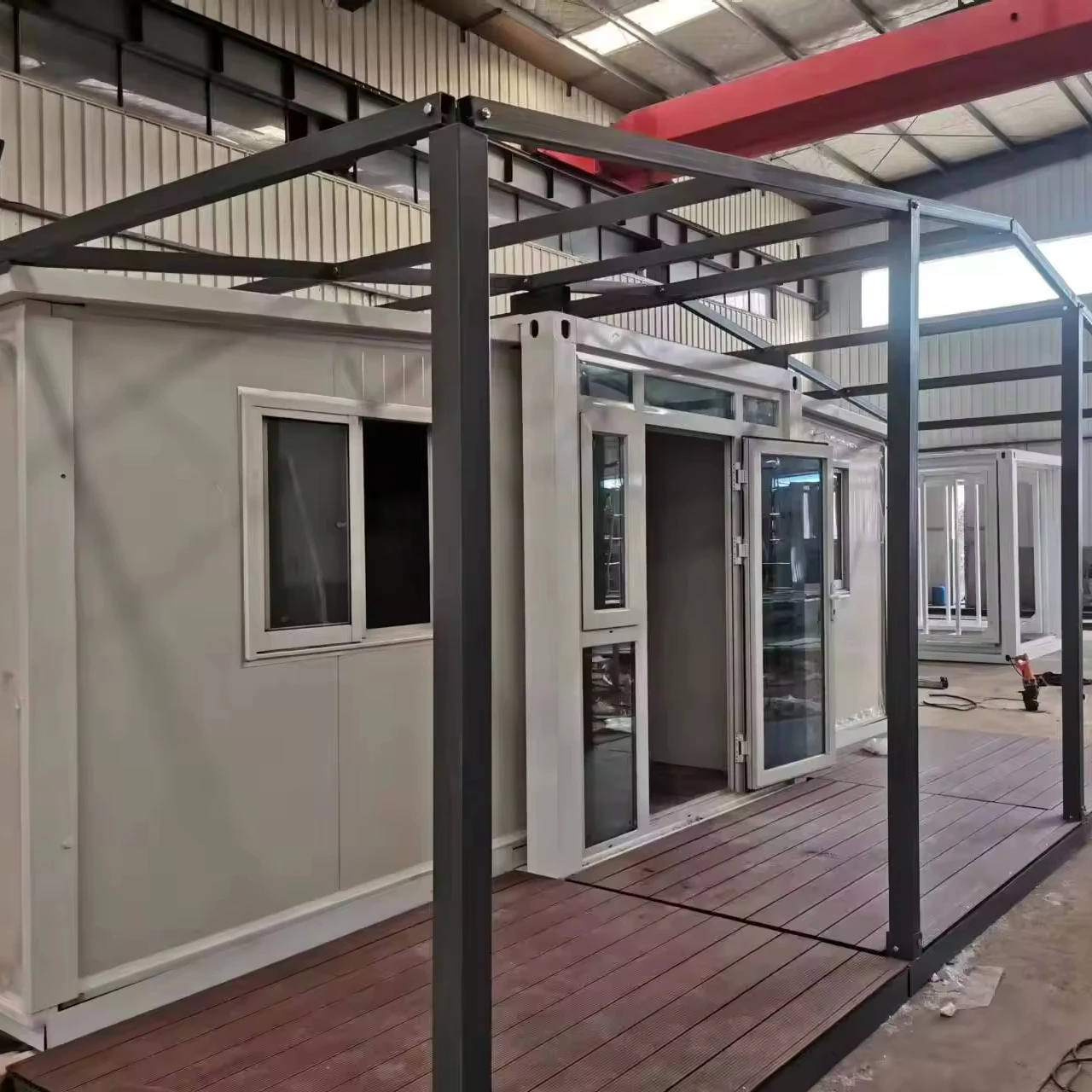 cheap wholesale price luxury house australia steel home anti corrosion expandable house container homes with platform
