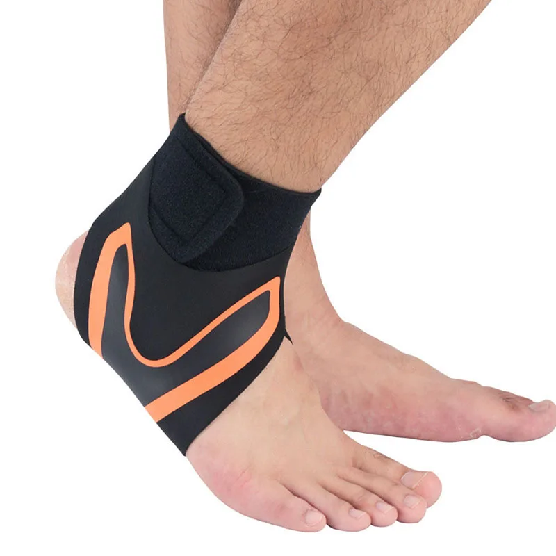 1PC Pressurized Bandage Ankle Support Ankle Brace Protector Foot Strap Elastic Belt Fitness Sports Gym Badminton Accessory