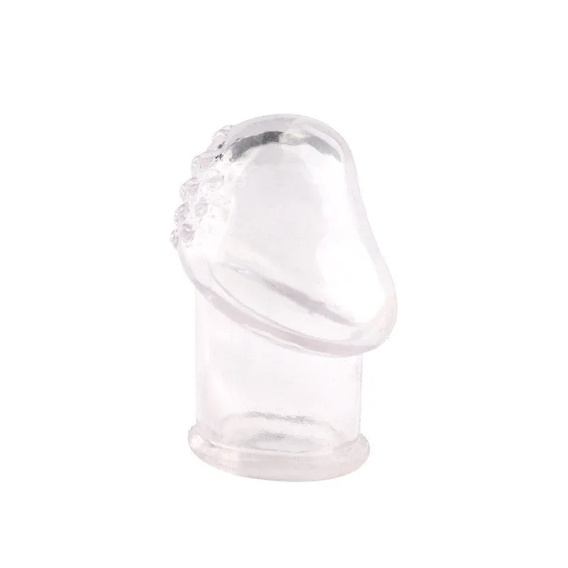 Penis Extender Sleeve Reusable Condoms Silicone Glans Cover Spike Dick Enlargement Cock Ring Erection Sex Toys for Men