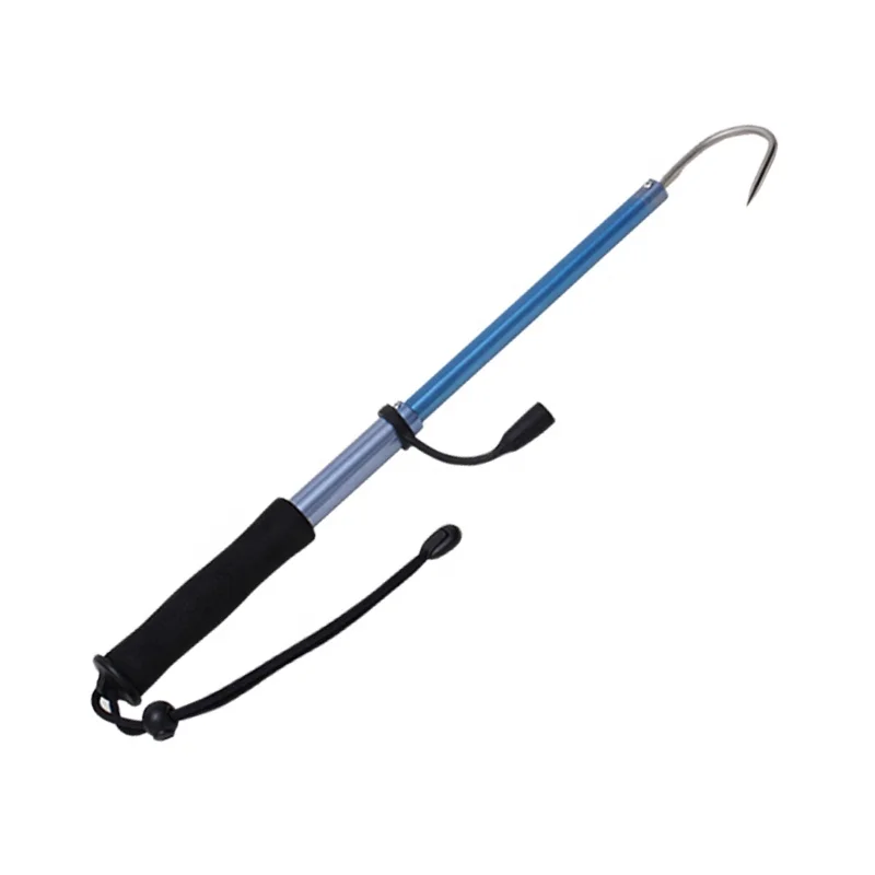 New Design Spear Hook Aluminum 27-62CM Telescopic Sea Fishing Gaff