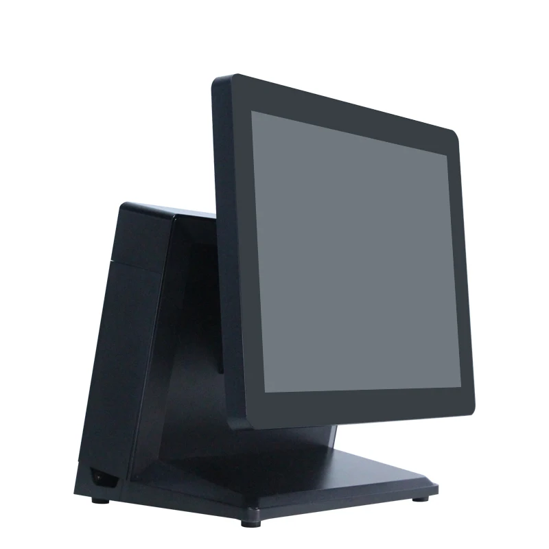 Favorable price true flat 15 inch all in one touch cash register machine for beauty salon with 6 usb ports