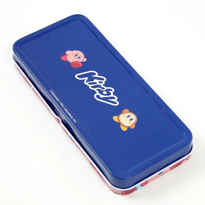 Tin Can Manufacturer Wholesale Custom Rectangular Tin Box Gift Metal Pencil Case With Hinged