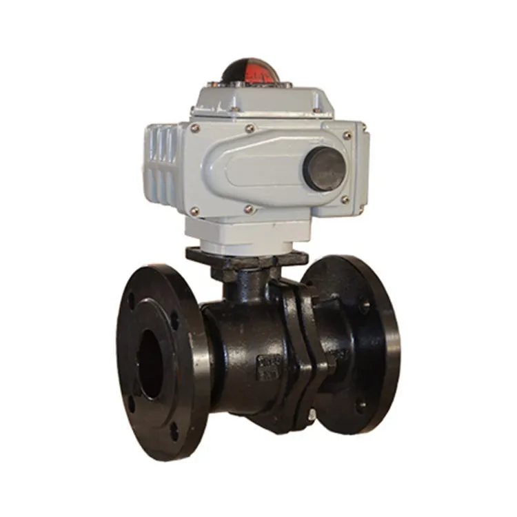 High-quality API ANSI 150LB 300LB 600LB JIS 10K SS304/316 stainless steel WCB electric flange ball valve Manufacturer