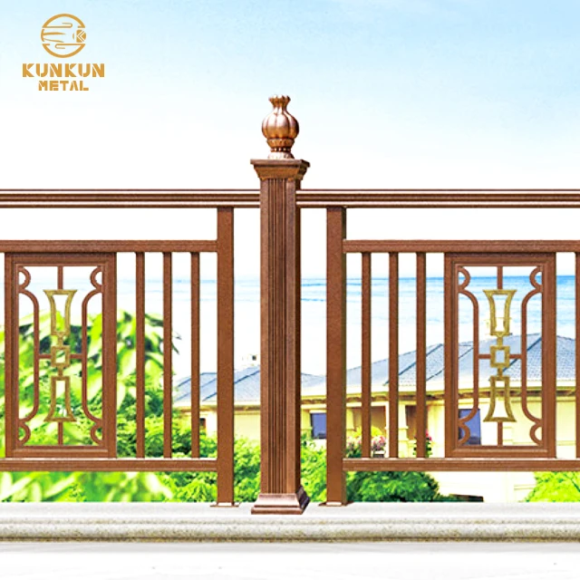 Cheap Prices Outdoor Metal Garden Fence Panel Black Aluminum Fence for Houses Steel Wooden Pallet Powder Coated Aluminium Fence