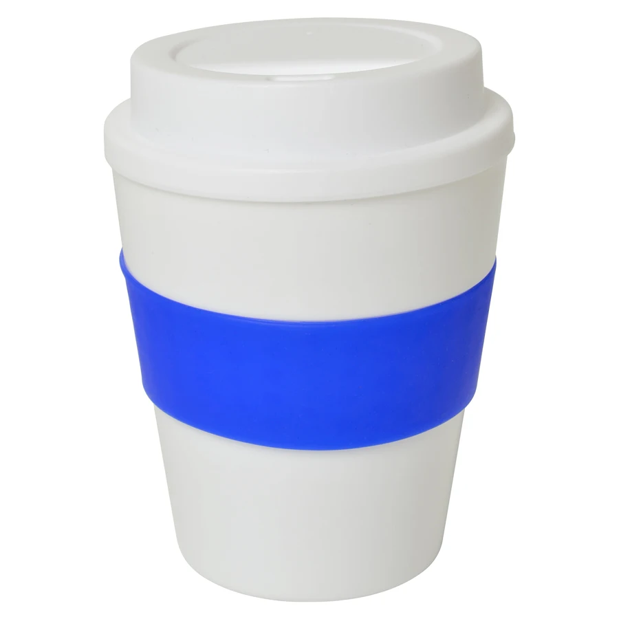 400ML BPA Free food safety plastic drink cups popular pp coffee cup with silicone lid