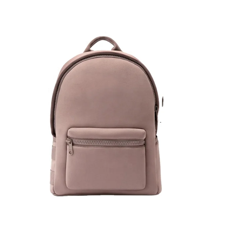 Colorful neoprene backpack with shoe pack large capacity waterproof day pack for girl or boy multifunction college bags