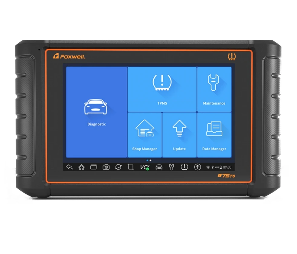 I70TSII OBD2 Full System Car Diagnostic Scanner FOXWELL Fault Code Scan Tools Automotive sensor reprogramming device with TPMS