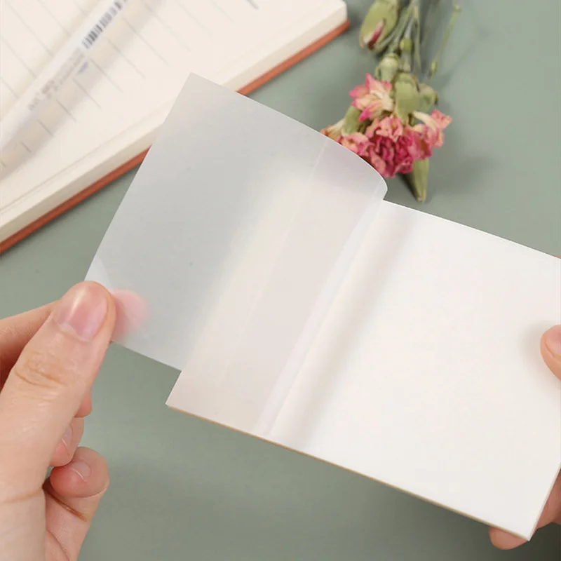 Wholesale Student Office Paper Stationery  Sticky Notes Custom Transparent Index Posted It Sticky Note