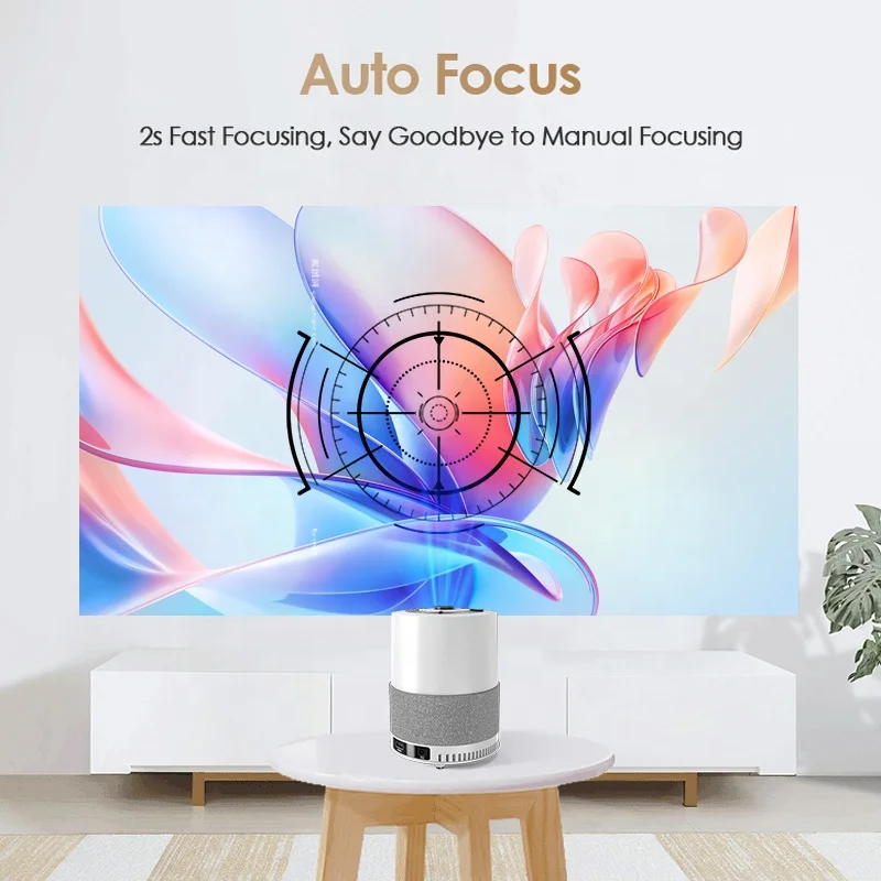 4K Full HD Portable Led Projector Outdoor Movie Projector Mini Lcd Projector for Presentation and Entertainment