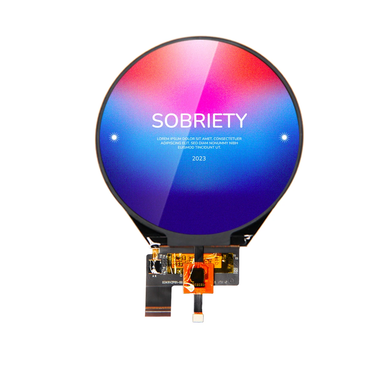 3.4' 3.4 CTP inch 240*240 LCD panel smart watch round circular amoled oled lcd module display touch screen