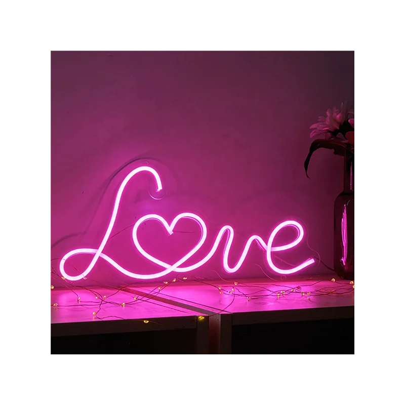Custom moon Anime Led Neon Sign Light Decor Indoor Wall Hanging love Birthday neon signs Home decor