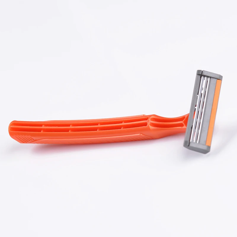Fixed head 3 blades disposable razor ODM factory directly sale shaving blades
