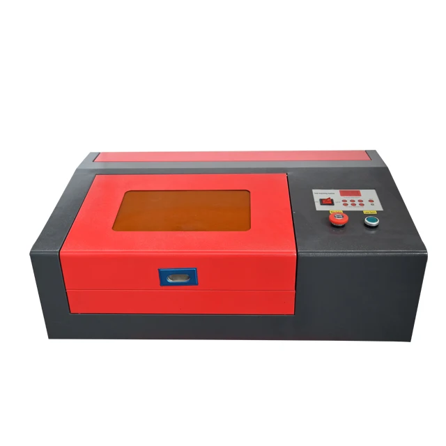 3020 New CO2 Laser Engraving Machine 40W Power 3D Design Wood Leather Glass Acrylic Stone Paper Plastic Rubber MDF RECIP Tube