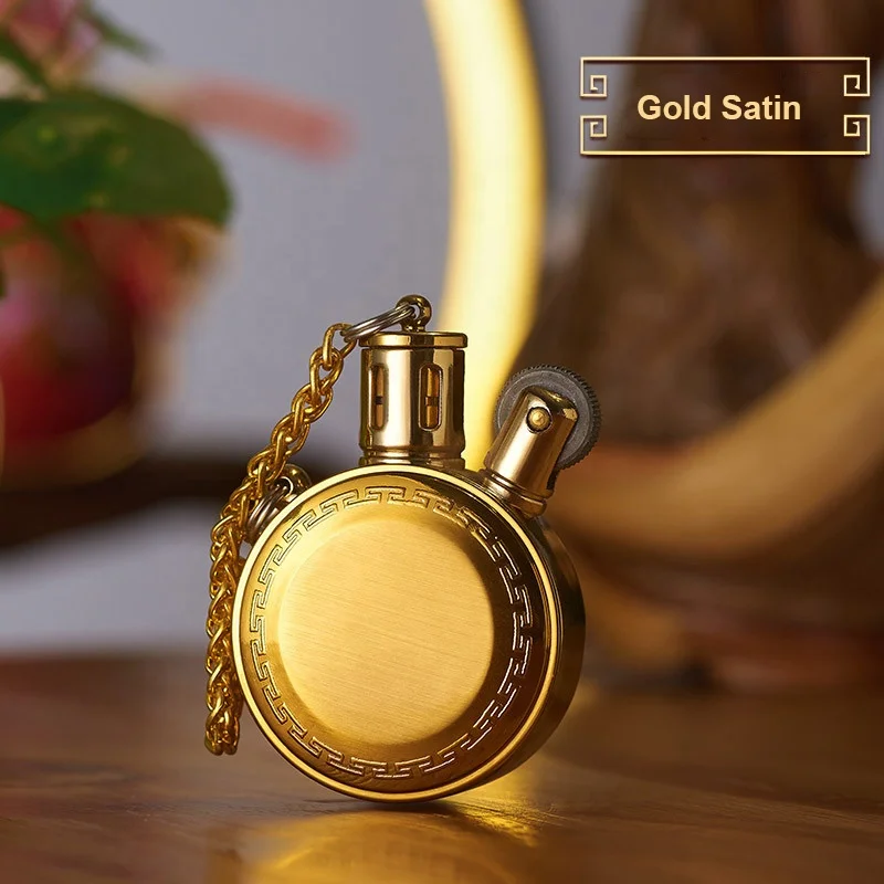 Wholesale Grinding Wheel Kerosene Refillable Lighter With Open Flame Classic Retro Kerosene Lighter For Cigarette Smoking