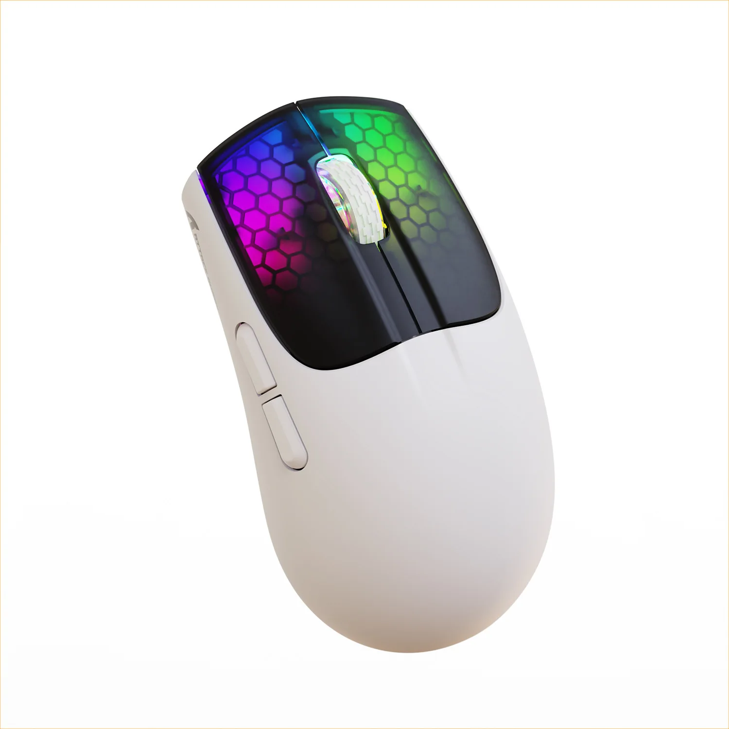 X5RGB Wireless Gaming Mouse with 3 Modes BT/2.4Ghz/USB-C Optical Sensor Rechargeable Battery RGB Mice for PC Tablet Desktop