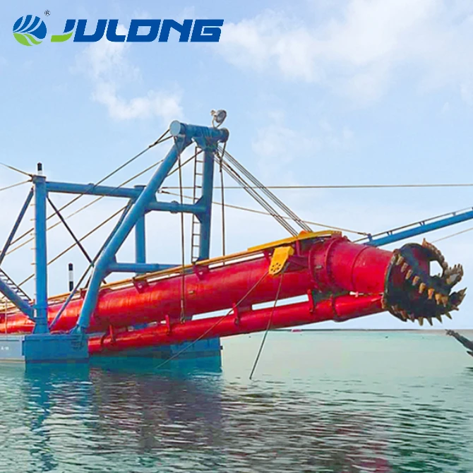 Julong Port Gold Mining Sand Cutter Suction Dredger for Sale for Dredging and Boat Operations