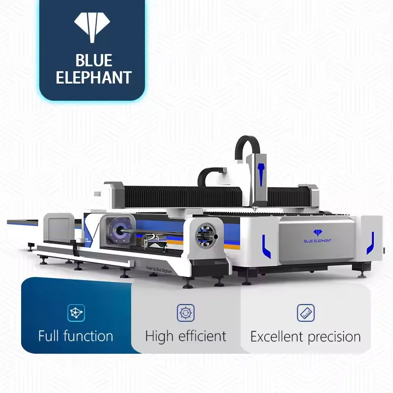 Top Rated 1530FT Sheet and Tube Fiber Laser Cutting Machine with Independent control cabinet