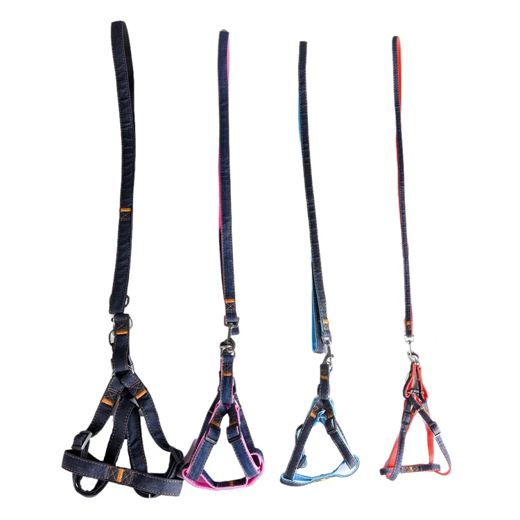 Hot Sale Pet Traction Cowboy Rope Dog Pets Towing Leash And Harness Set