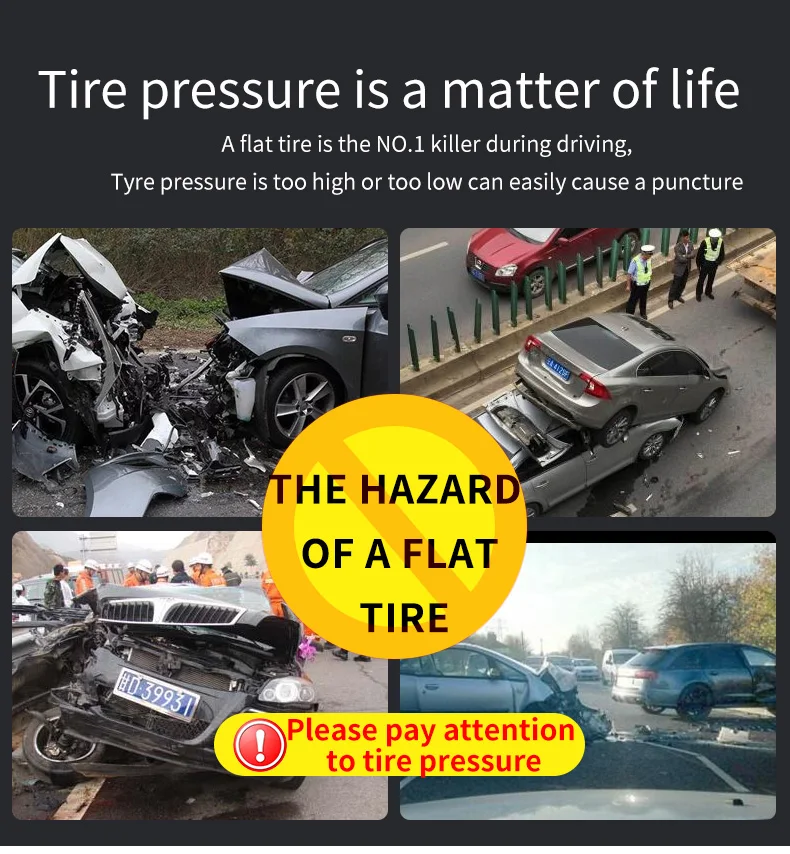 Low Noise Smart Wireless Air Compressor 5V Cordless Digital Car Tyre Inflator Air Pump With Reviews