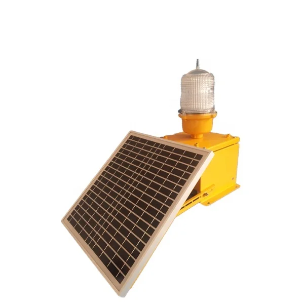 DLT10S LED Solar powered aircraft beacon light for tower crane,aircraft obstruction lamp