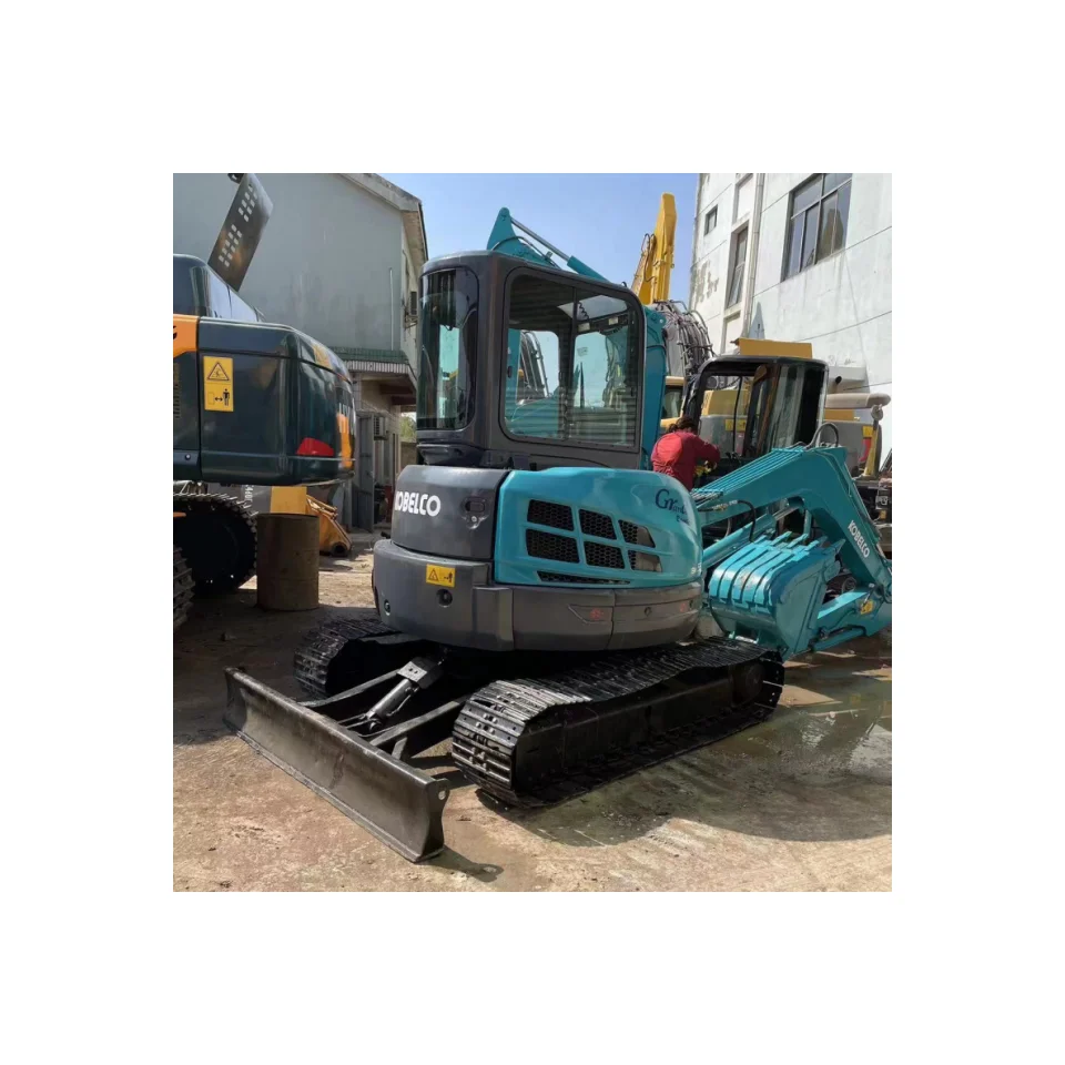 Second Hand Excavator Kobelco Sk55Sr Used Kobelco Mini Excavator Machine 5Ton