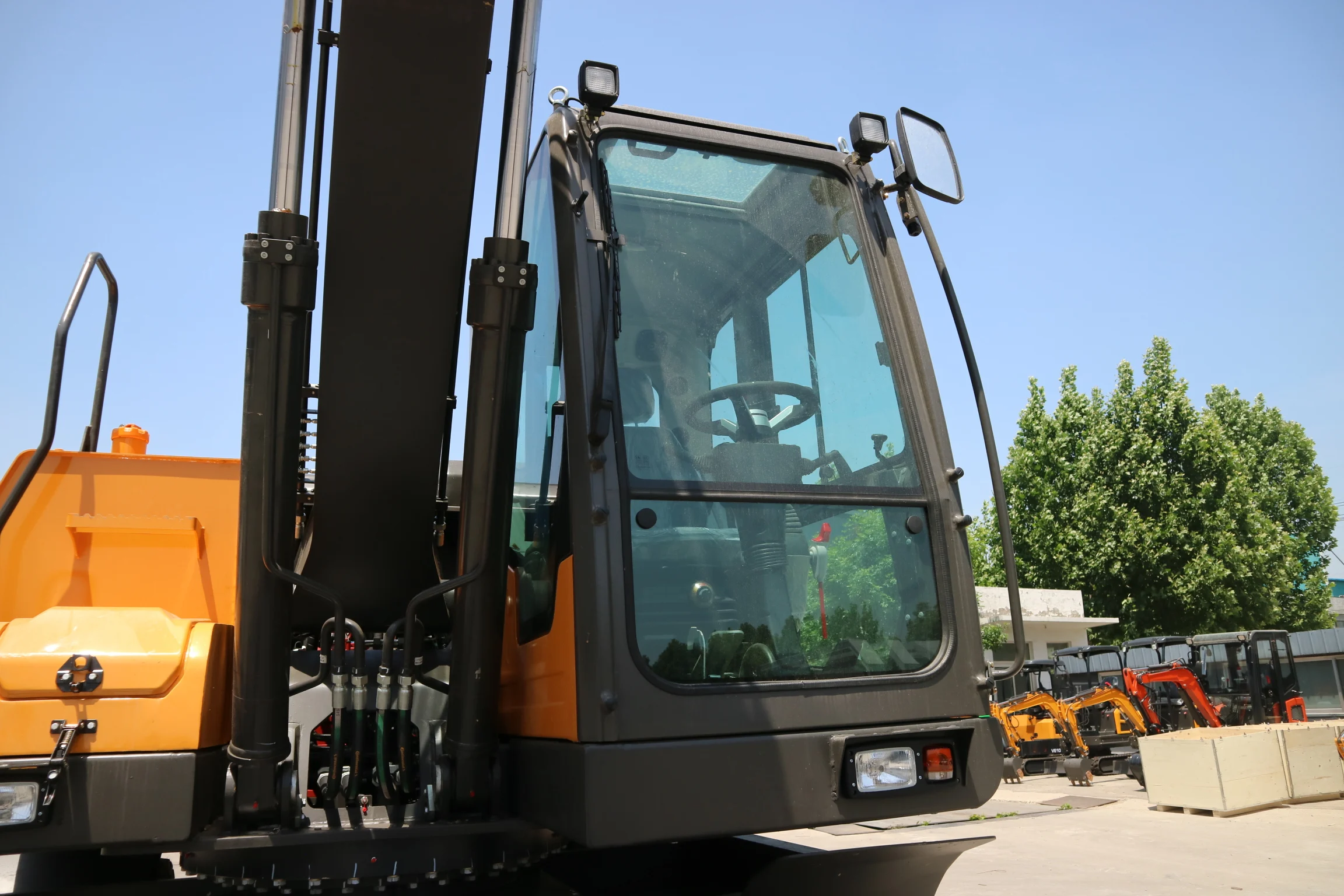 New Wheel Excavator Drive Bucket Digger Large Hydraulic Multifunctional Wheel Excavator For Sale