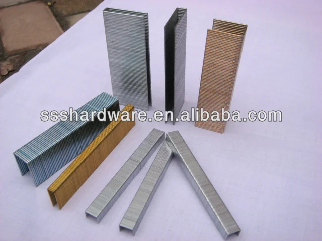 Chinese Factory Supply of Gal. 21ga Fine Crown 80 Staples