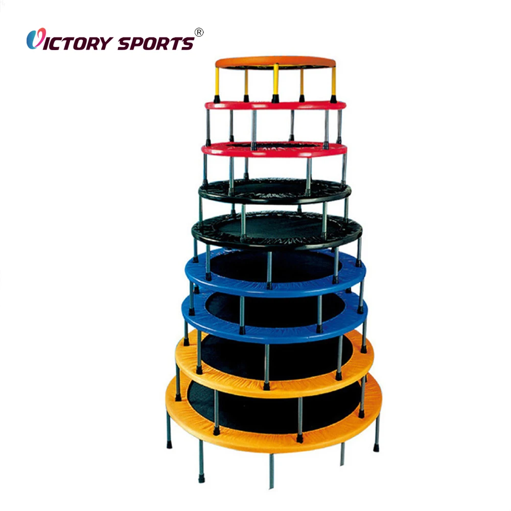 Professional Outdoor Park and Gym Fitness Gymnastics Mini Trampolines for Kids and Adults