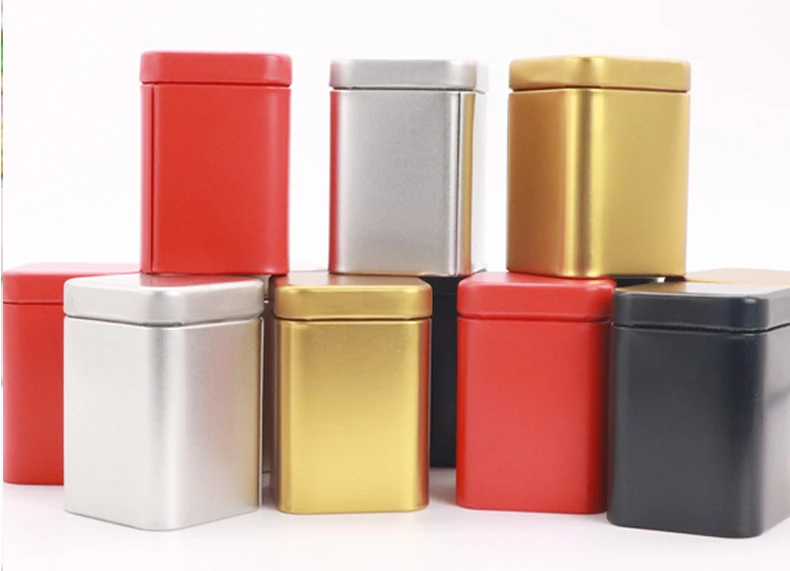 Eco Friendly Packaging Wholesale Empty Tin Box Custom Food Grade Rectangular Metal Tin Plate Box