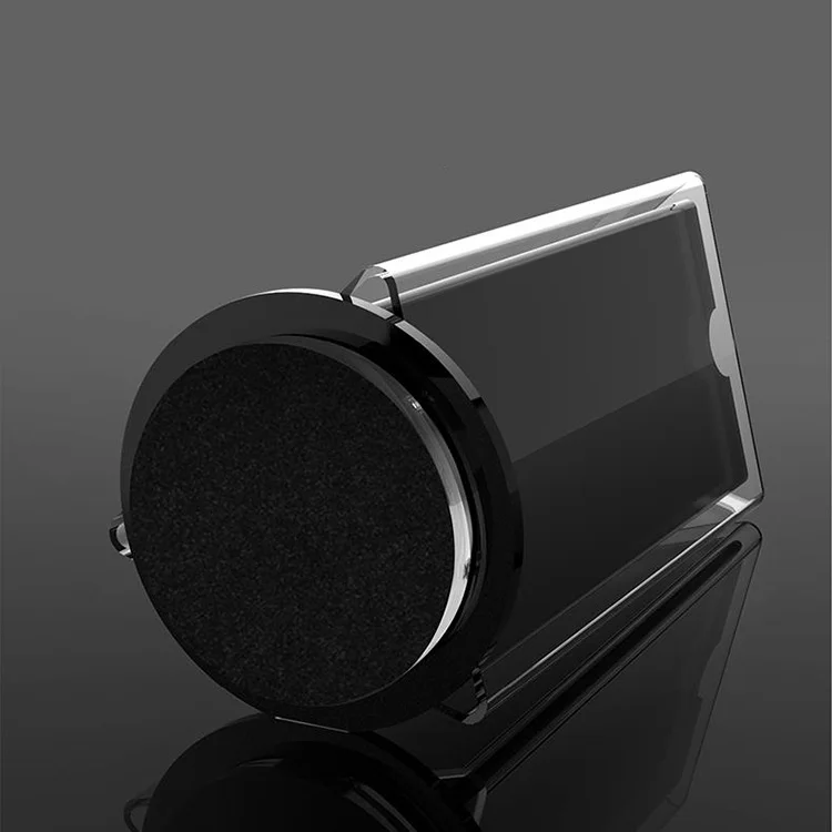 triangle shape acrylic table display stand menu holder