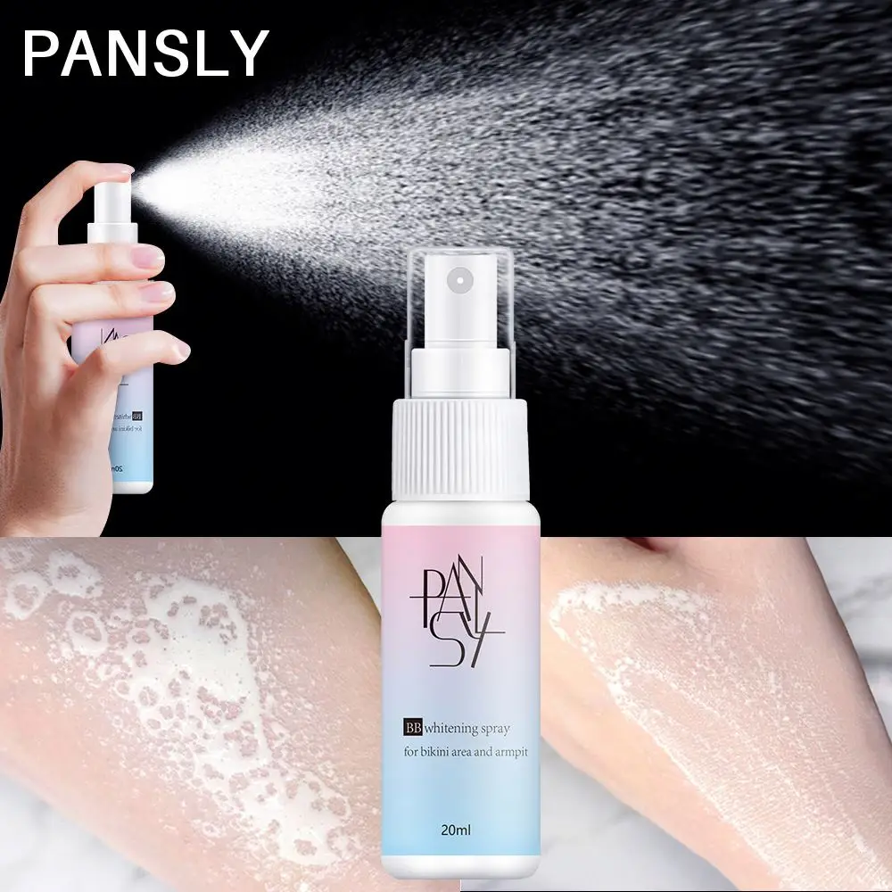 Pansly New Waterproof Body Sunscreen Skin Whitening Moisturizing Sunblock Concealer Refreshing Whole Body BB Whitening Spray