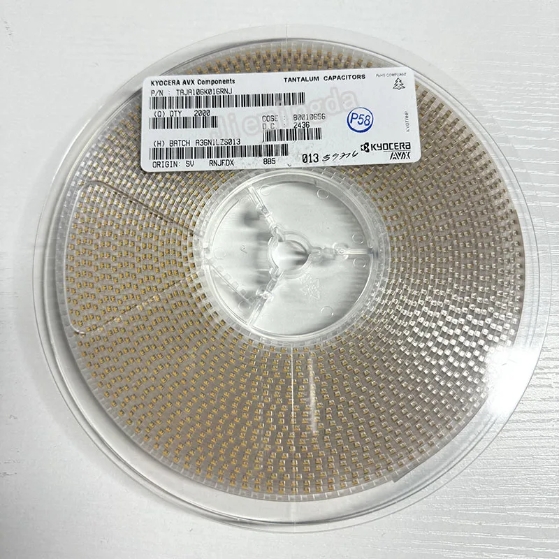 Танталовые конденсаторы TAJA106K016RNJ твердые SMD 16 В 10 мкФ 10% 1206 новые оригинальные интегральные схемы электронные компоненты микросхемы