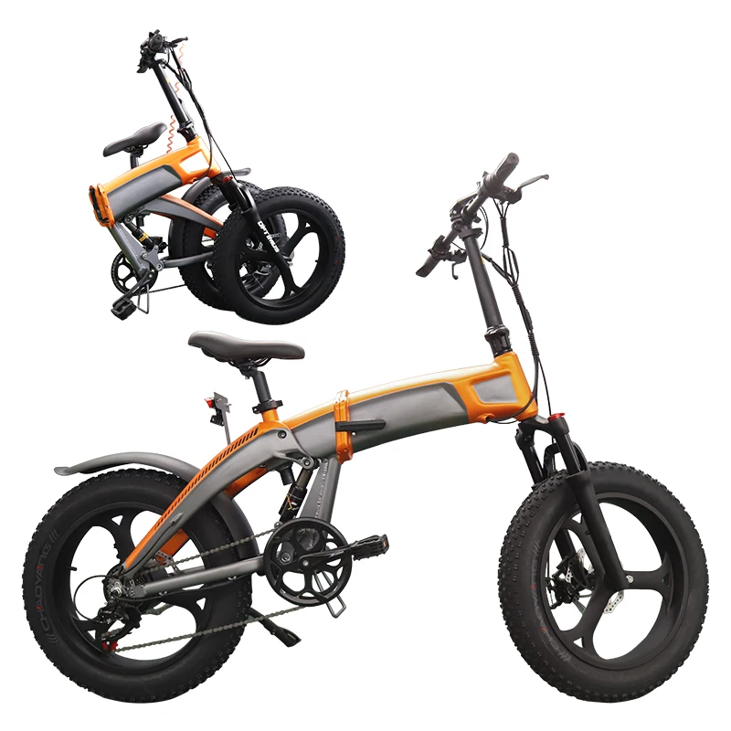 Складной для легкого путешествия более удобный электрический велосипед высокой мощности 10 Ач Электрический велосипед